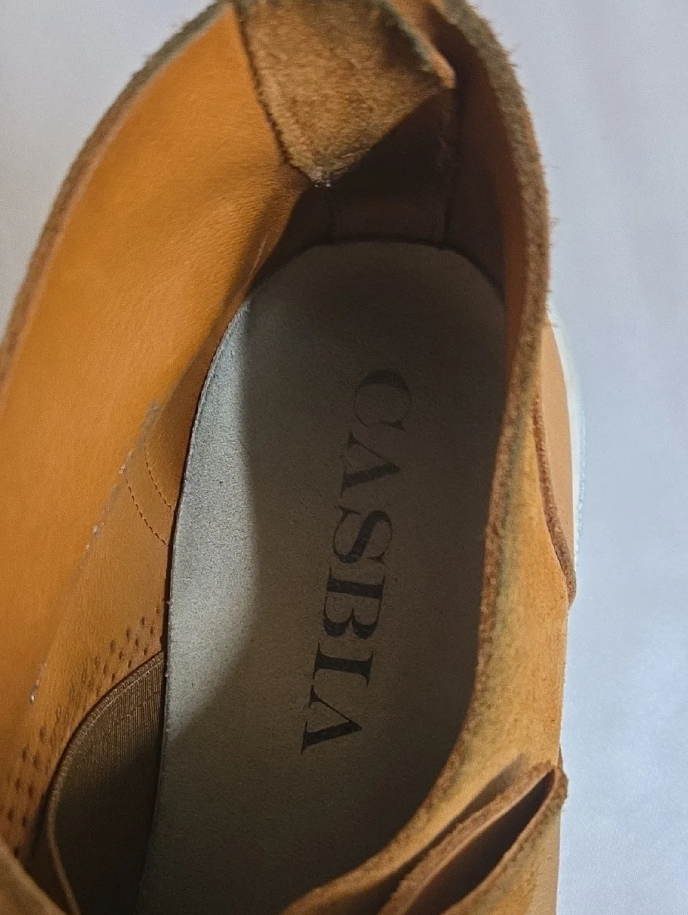 Casbia Italian Leather Mens Shoes Brown Suede Size 43 Contemporary Ultra Luxury